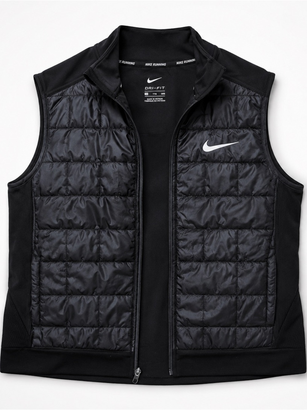 Nike Women’s Black Quilted Therma-FIT Running Vest